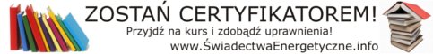 Świadectwa energetyczne kurs